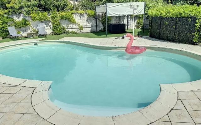 Studio Climatise Avec Piscine Et Jardin