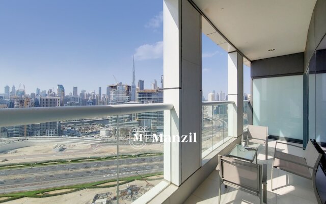 Manzil - Cozy 1BR in Paramount w Burj Khalifa View