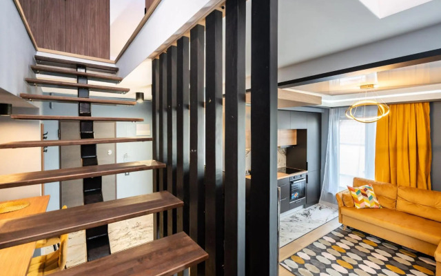 Sunflower- Designer 2R apartment near Piata Unirii with circular terrace