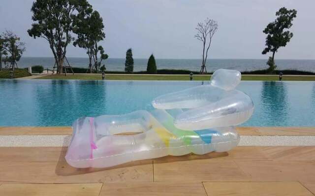 Panorama sea view at Boulevard Cha-am