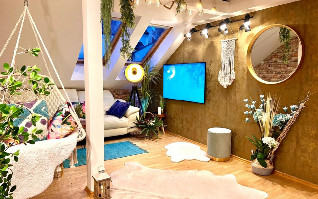 Duplex 2 with quiet terrace on Wenceslas Square