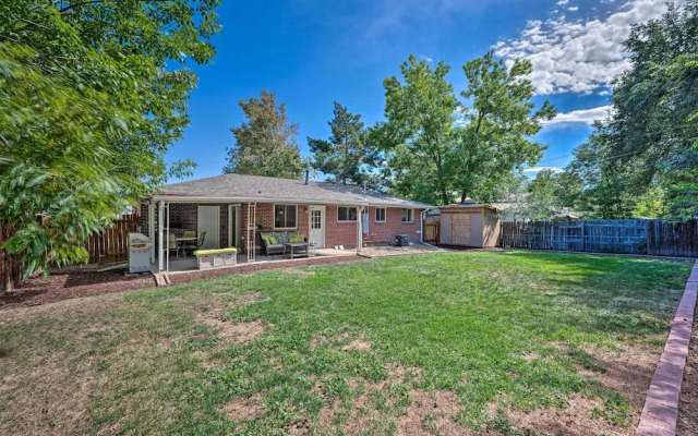 Fenced Yard + Patio: Pet-friendly Denver Home Base