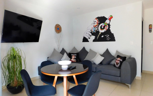 Lindo apartamento nuevo amueblado