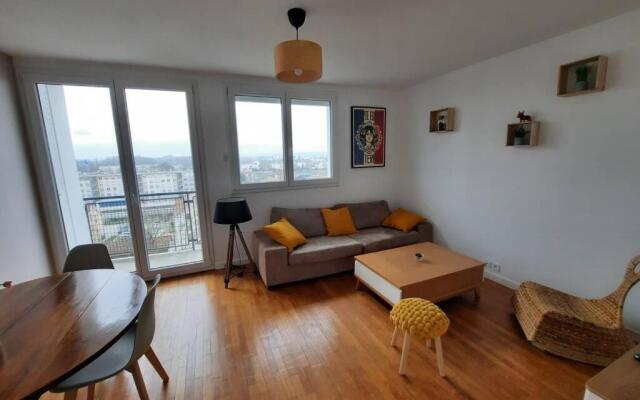 appartement 70m² 3 chambres avec 3 lits 2 places