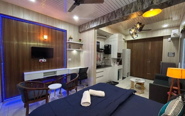 Spacious 1bhk for 6 Guests King & Sofa Beds Zirakpur,chandigarh,mohali,tricity