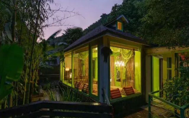 comphor and stream camping