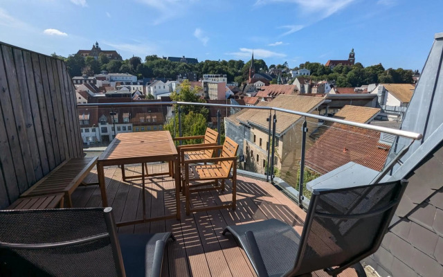 Hansekoje direkt an der Hafenspitze