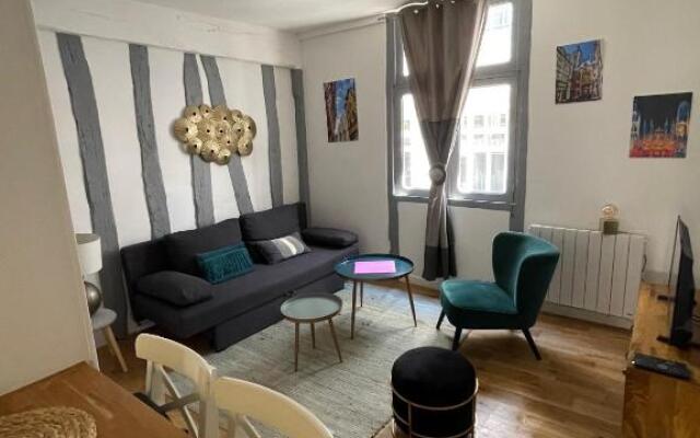 Charmant T1 neuf Vieux Rouen