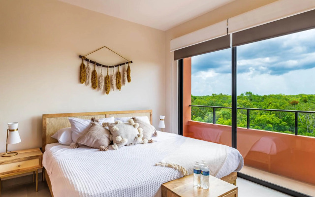 Penthouse Studio with Gym, Swimming-pool, Outdoor BBQ, Aldea Savia