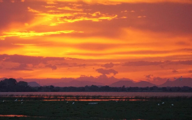 Sunset view beach hotel