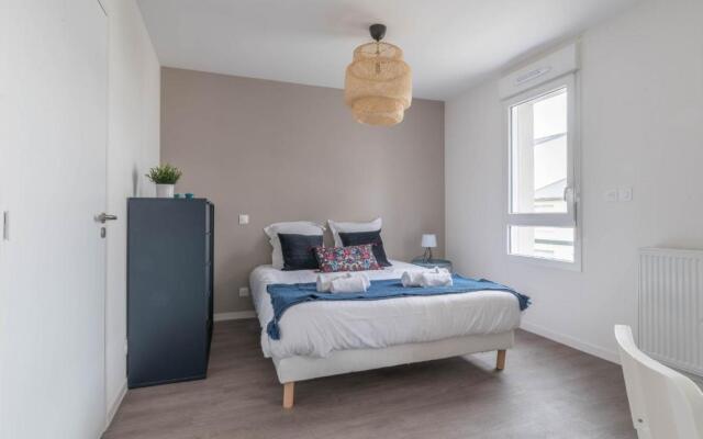 CAMILLE - Studio proche gare, wifi, arrivée 24 24