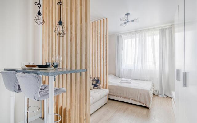 In an apartment on Taininskaya Street