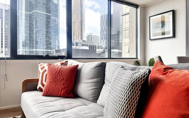 Stylish 2 Bedroom APT With CBD View Southbank