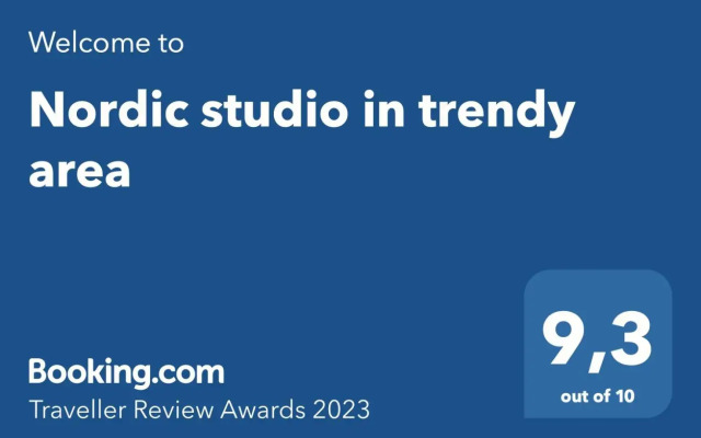 Nordic studio in trendy area