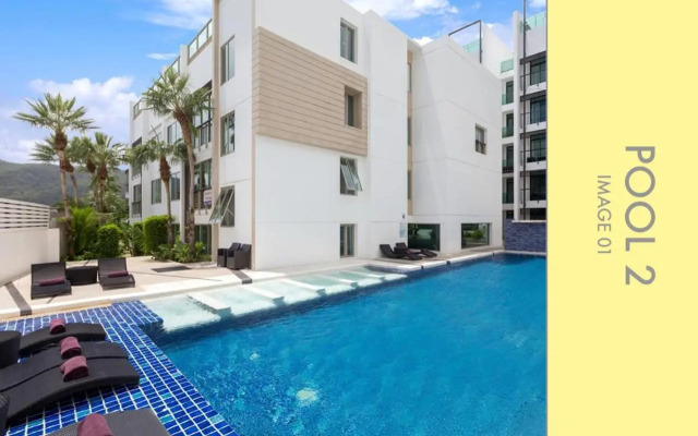 Stylish Condo w. Pool View 2F