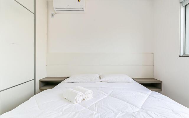 Aconchegante apto com churrasq nos Ingleses ROB203