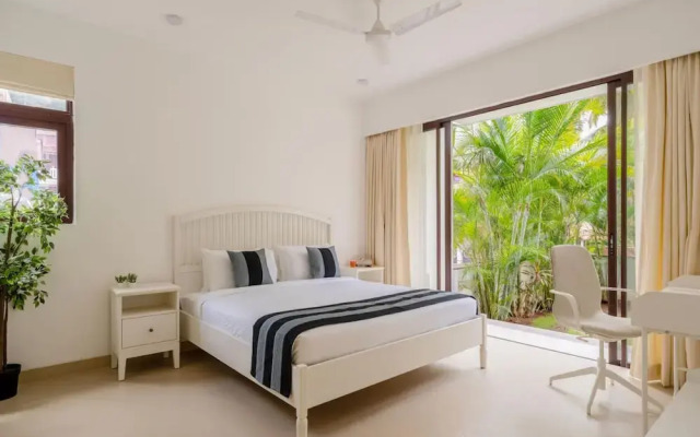 Cozy 1BR With Pool - Only 1km From Candolim Beach
