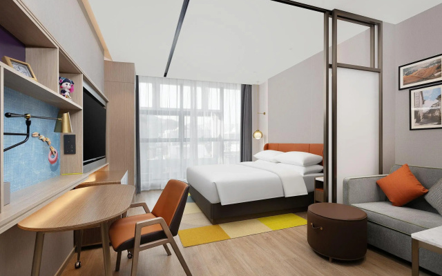 Guiyang Yunyan Fountain Pool Area Home2 Suites by Hilton Hotel – Guest Rooms – Guiyang
