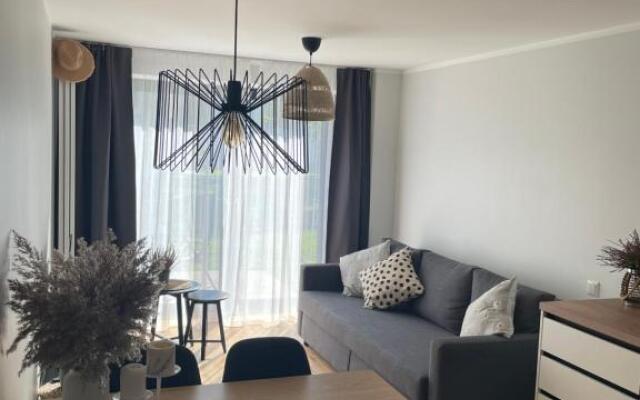 Divas Laivas apartments with a terrace