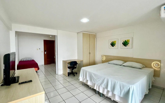 Paradise 305 Praia Flat - NBI - Vista x Mar Ponta Negra