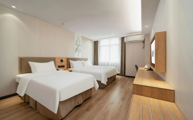 GreenTree Inn Chizhou Guichi District South Changjiang Road Express Hotel – Guest Rooms – Chizhou
