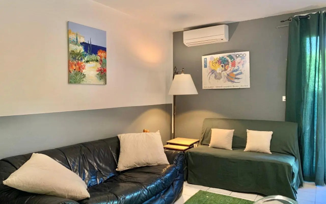 Blagnac : appartement T2 avec jardin, parking et climatisation