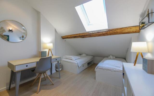 L'Adorable : 2 chambres en duplex en centre piéton