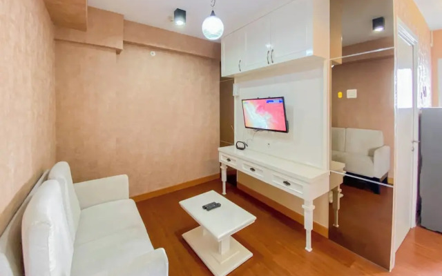 Pleasant And Modern Look 1Br Green Pramuka City Apartment