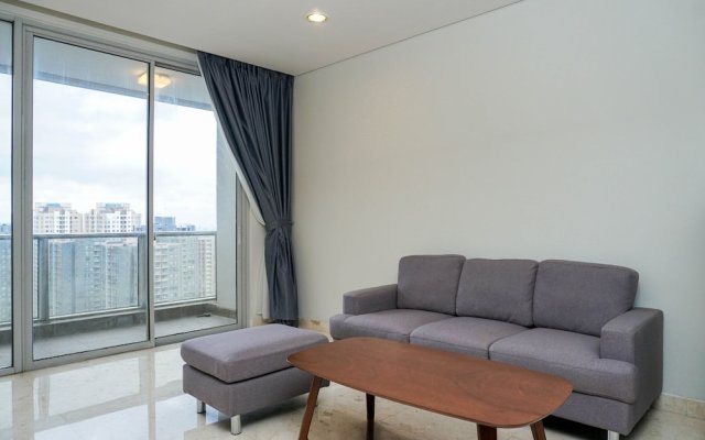Comfortable Deluxe 2BR at The Empyreal Condominium Epicentrum Apartment By Travelio