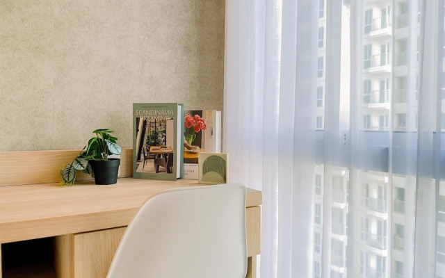 Homey And Restful Studio At Tokyo Riverside Pik 2 Apartment