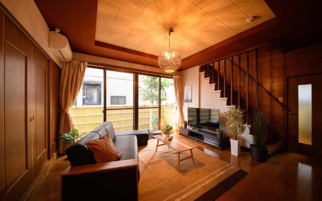 竹取露天～情緒ある露天風呂付き貸し切り！House with open-air bath!! 2 bed rooms/Parking lot for 3 cars! – Guest Rooms – Beppu