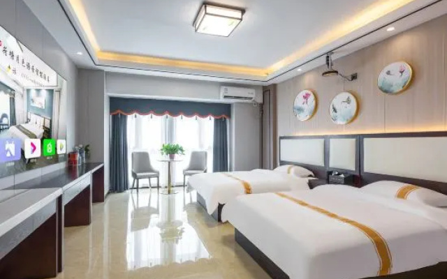 Hetang Yuese Intelligence Hotel (Railway Station Tatan Business & Trade City Shop) – Guest Rooms – Shijiazhuang
