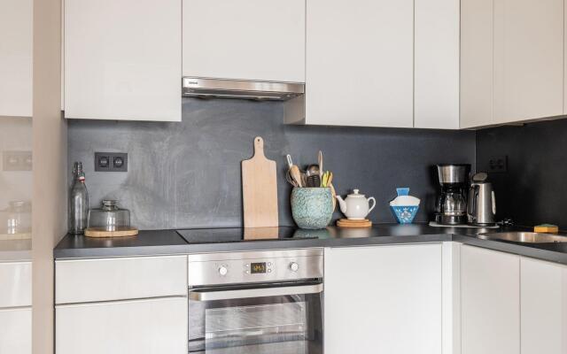 Seafront apartment in Blankenberge with balcony