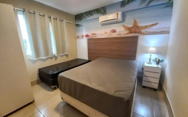 Apartamento com varanda gourmet e churrasqueira Caldas Nova