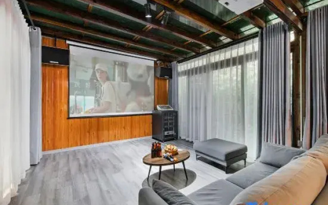 Yunshang Grassland·Shanshengyishe·180° Mountain View Wild Luxury Private Soup