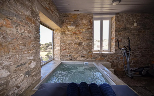 Villa Gaia Syros 1800 s Stone Building
