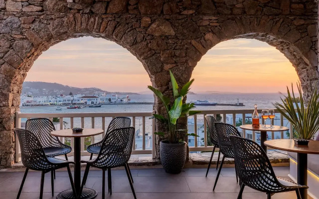 Yalos hotel sunset view