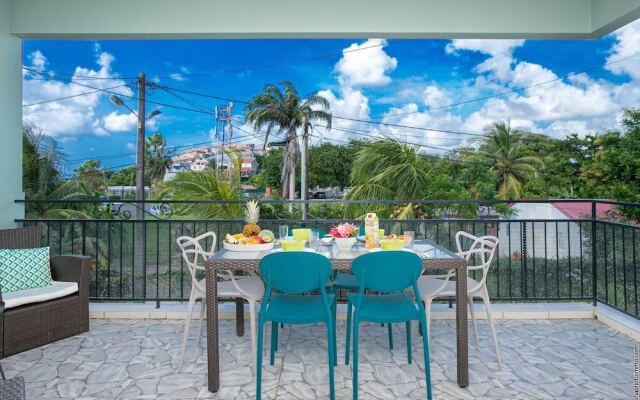 Apartment with 2 Bedrooms in Les Trois-Îlets, with Wonderful City View, Enclosed Garden And Wifi - 50 M From the Beach