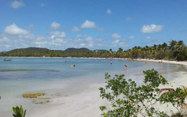 Studio in Sainte-anne, With Wonderful sea View, Furnished Terrace and