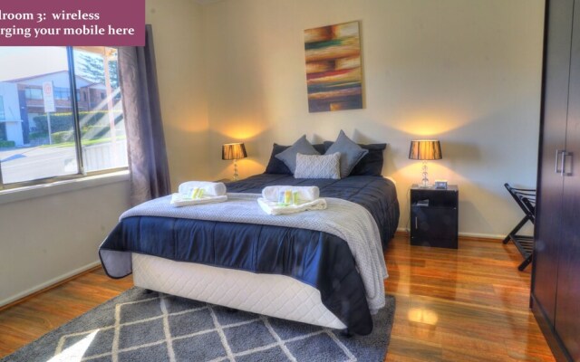 Wollongong train station holiday house