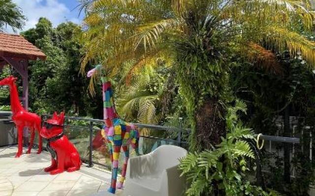 Maison d'une chambre avec piscine partagee spa et jardin clos a Fort de France a 9 km de la plage