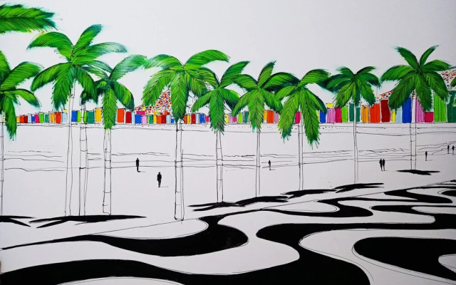 TC810 Smart Tv Wi-Fi na Praia Copacabana