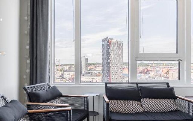 2ndhomes Tampere "Silta" Apartment - 2BR Luxurious Apartment with Sauna & Amazing City Views