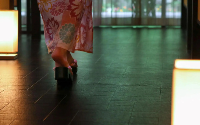 Nagano hirugami hot spring Refresh in Hirugami-no-mori