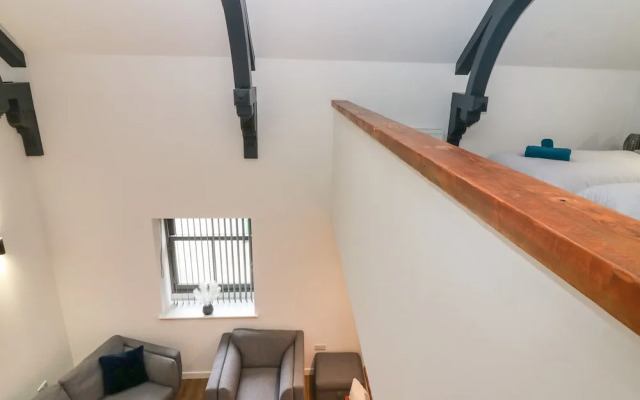 The Reception Room at The Institute Executive Apartments