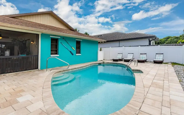 Private Pool + Sunroom Beach Escape at Manatee