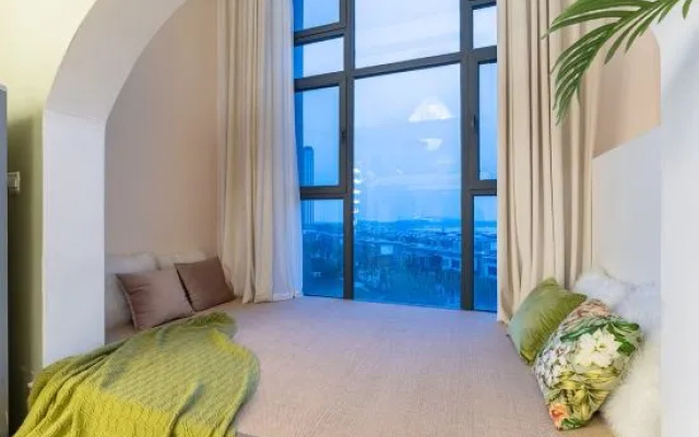 Yuan said sea view art LOFT holiday apartment (Qingdao Evergrande Golden Beach Branch) – Guest Rooms – Qingdao