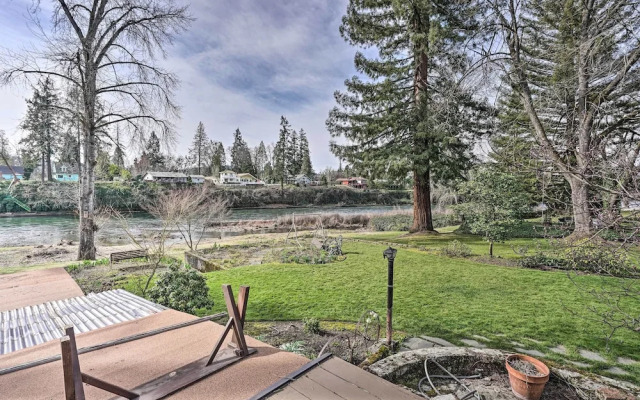 Serene Riverfront Escape w/ Hot Tub & Views!