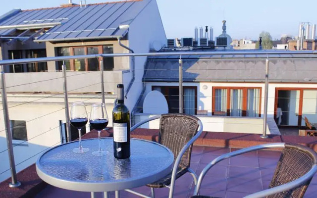 Budapest rooftop penthouse