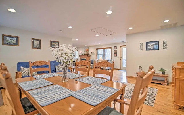 Riverfront Elkins Home w/ Fireplace & Deck!